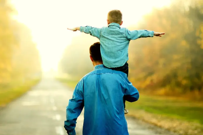 Dad and son, Goldman Advocacy Law LLC LGTBQ Stepparent Adoption Services.